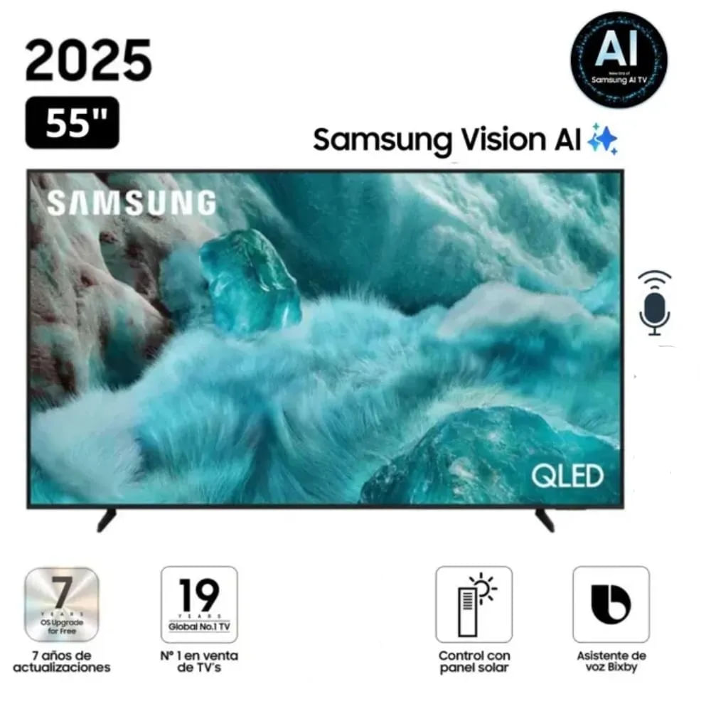 Televisor Samsung 55 Pulgadas QLED Q7F VISION AI SMART TV 2025