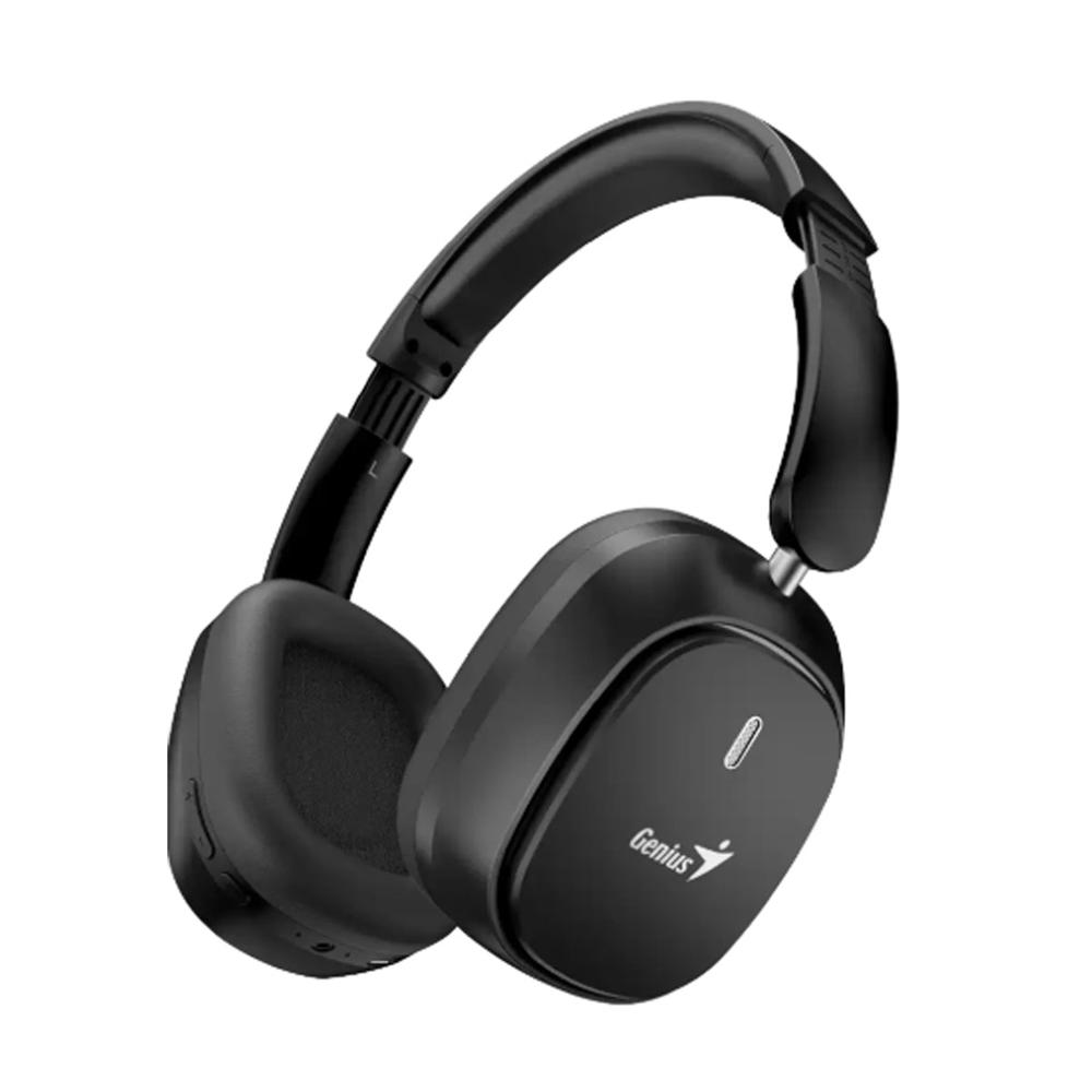 AUDIFONO GENIUS HS-820BT BT-3.5MM 40MM 22H PLEGABLE NEGRO