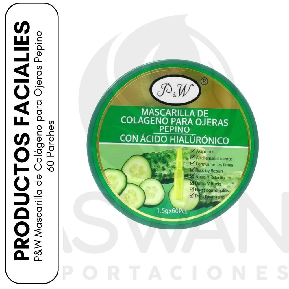 P&W Mascarilla de Colágeno para Ojeras Pepino 60 Parches