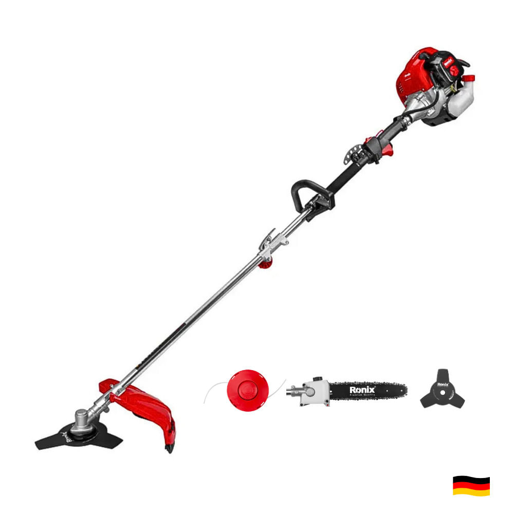 Equipo Multifunción Desbrozadora 1350W Cortadora y Podadora de Cesped RONIX 4805