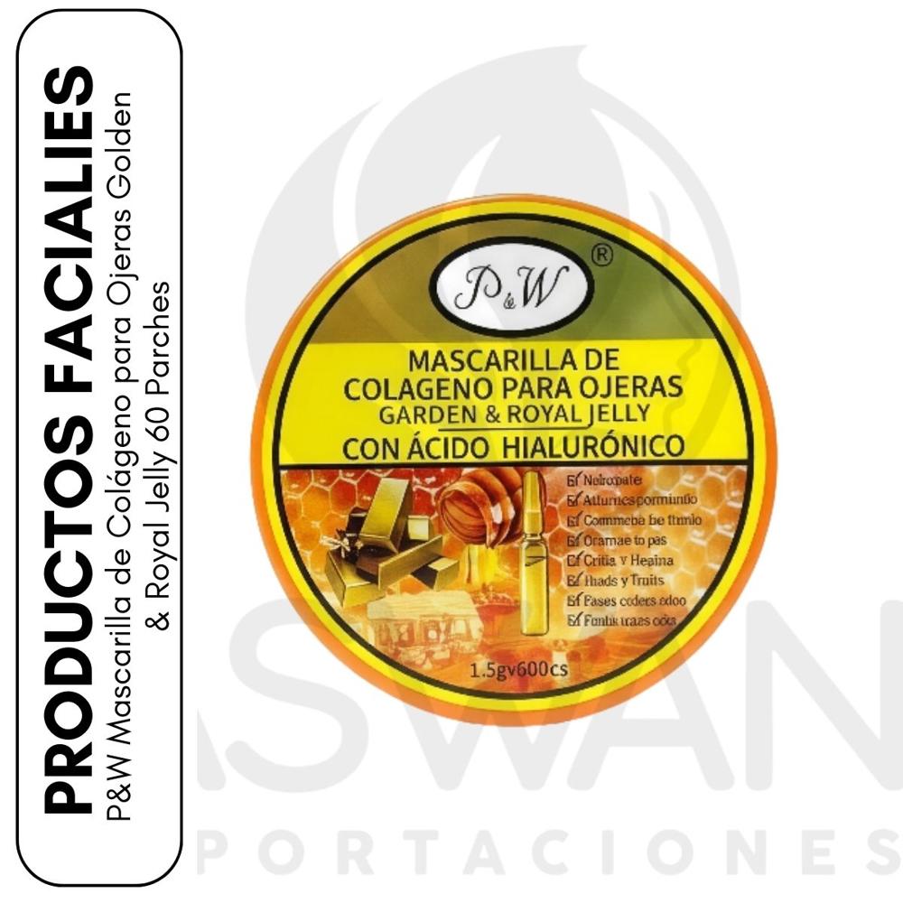 P&W Mascarilla de Colágeno para Ojeras Golden & Royal Jelly 60 Parches