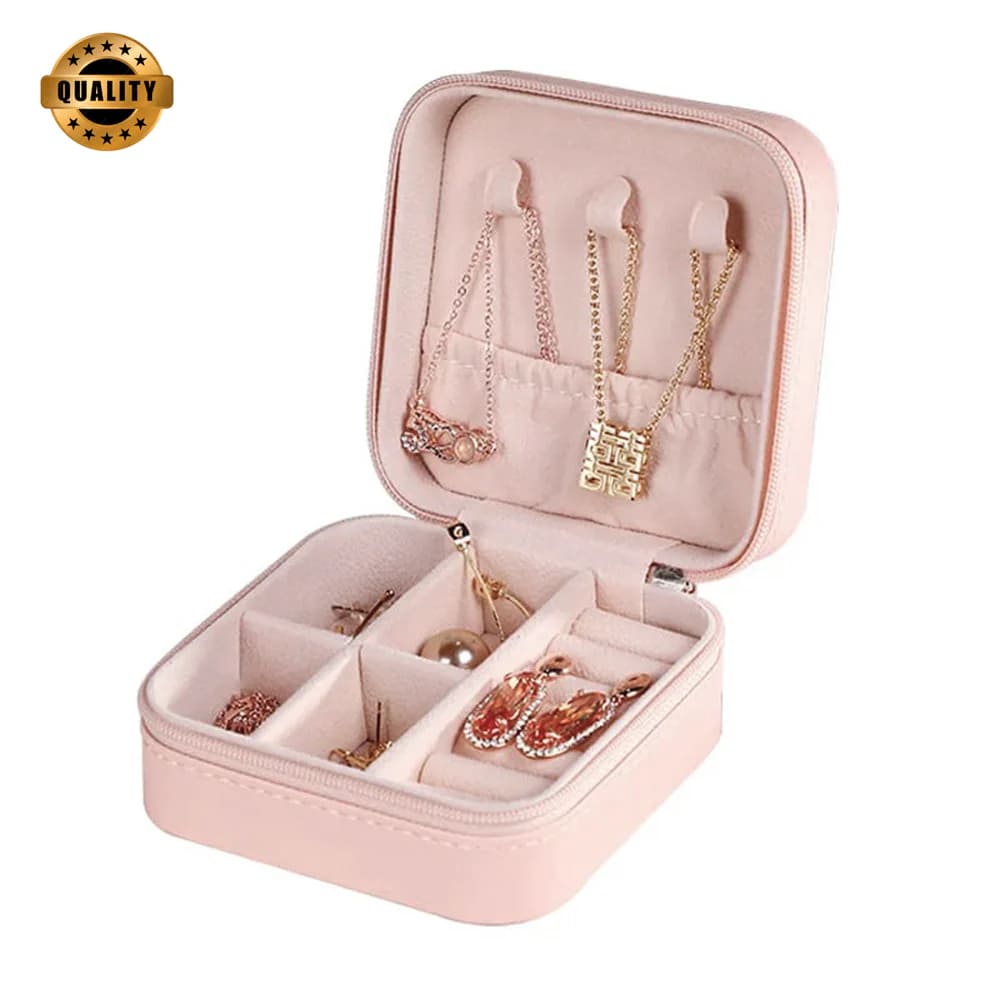 Maletín estuche organizador joyero de viaje Rosa MDA290040