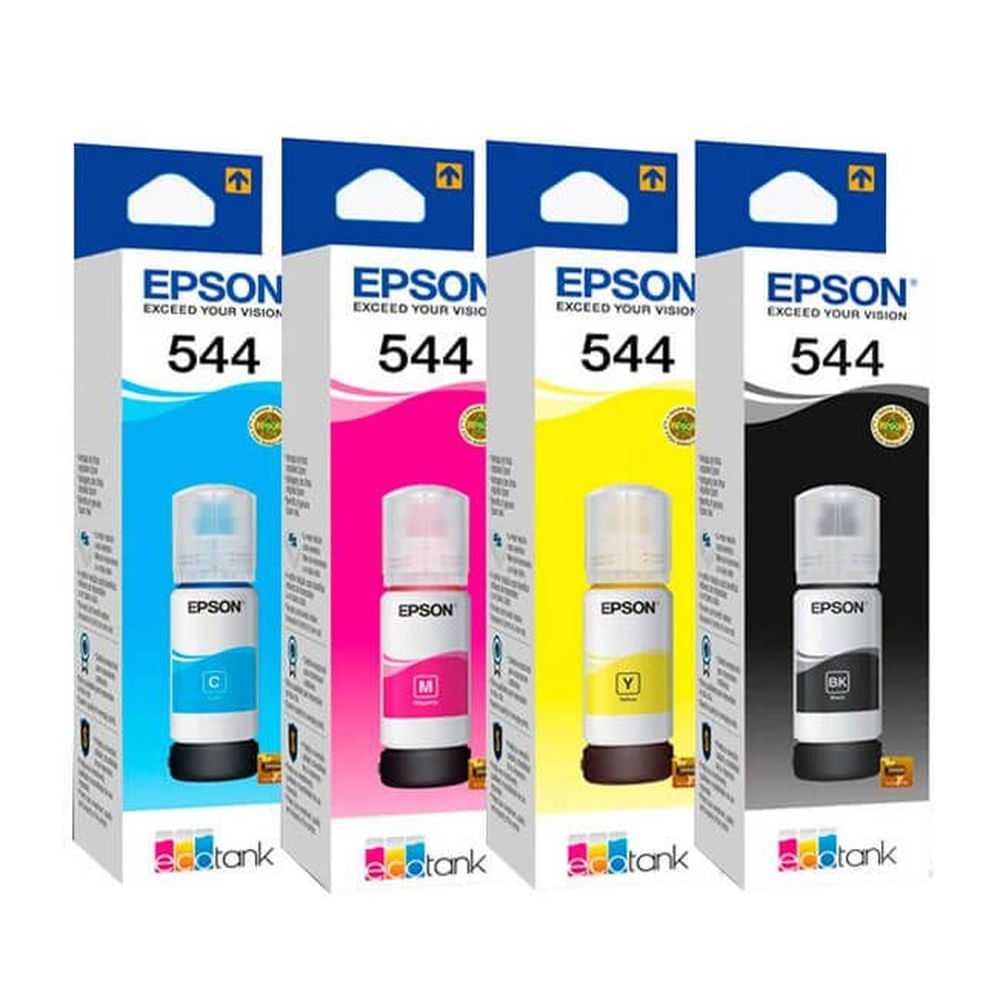 KIT DE 4 TINTAS EPSON 544 COLORES