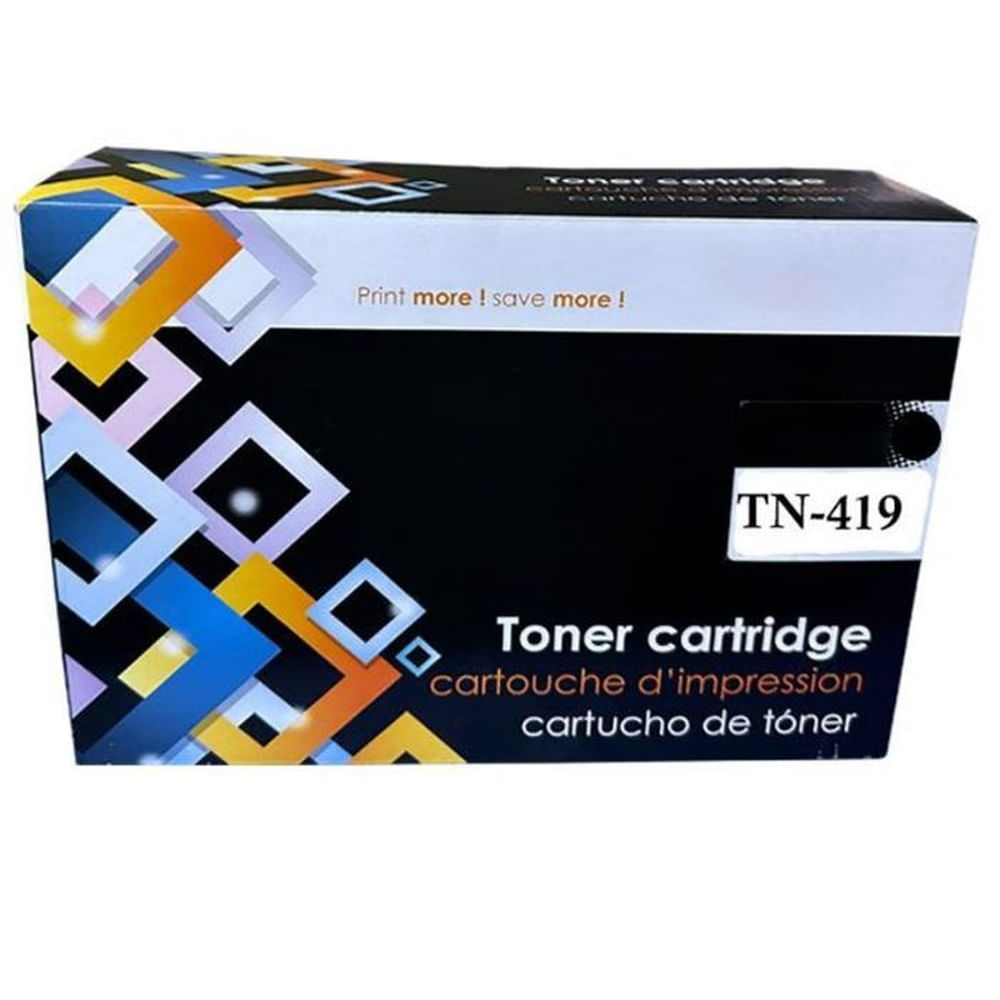 TONER COMPATIBLE TN-419 NEGRO PARA BROTHER