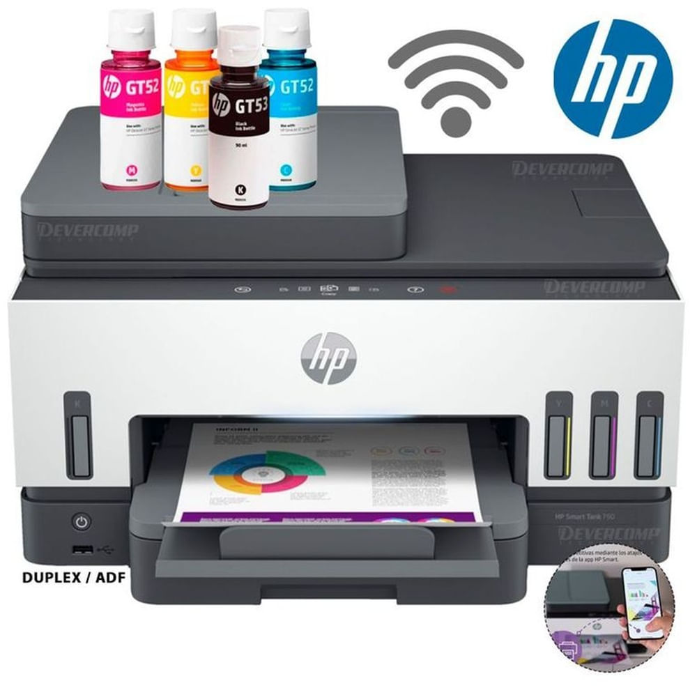 IMPRESORA MULTIFUNCIONAL HP SMART TANK 790 DUPLEX