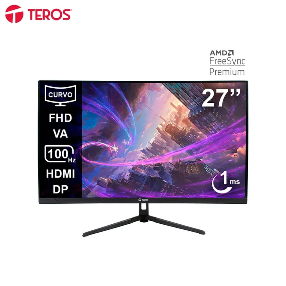 MONITOR CURVO TEROS TE-2732S  27  FHD