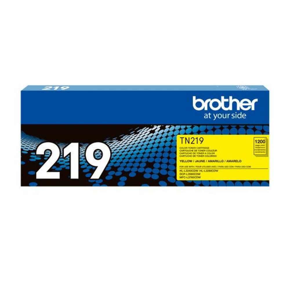 TONER BROTHER TN-219Y YELLOW (AMARILLO) 1,200 PAGINAS