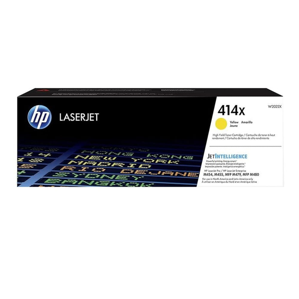 TONER HP 414X W2022X LJ M454 YELLOW 6000 PGS