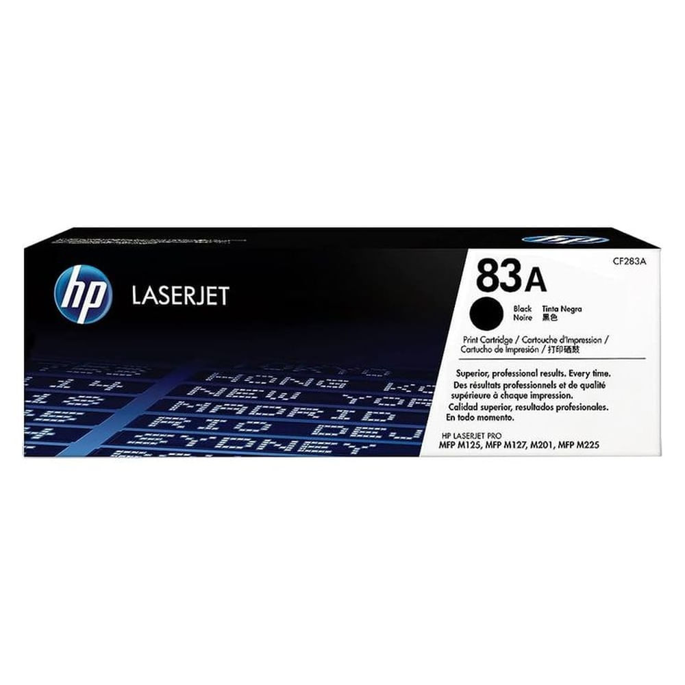 Toner HP 83A Negro CF283A 1500 Pág M127fn M225dw