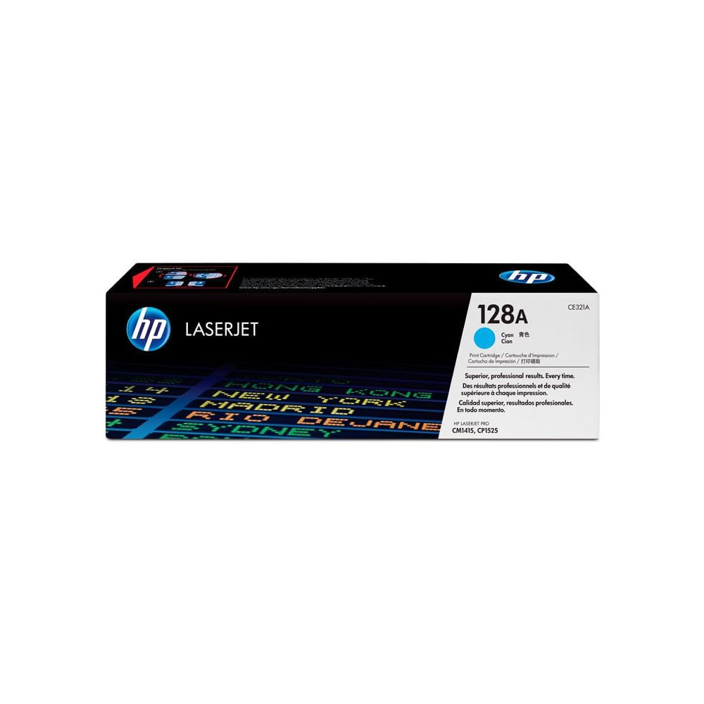 Toner HP 128A Cian CE321A LaserJet CM1415FNNWCP1525NW 1300 Pag