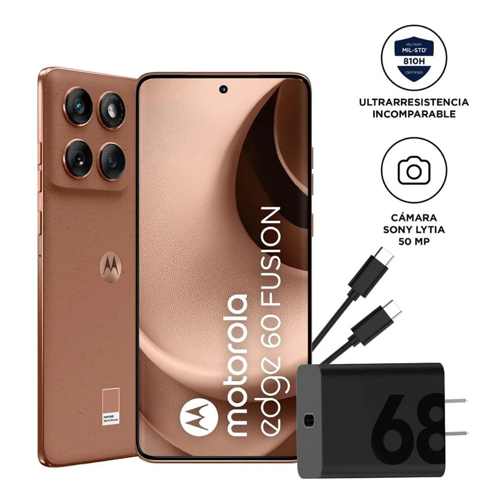 Celular Motorola Edge 60 Fusión 8GB 256GB - Marrón