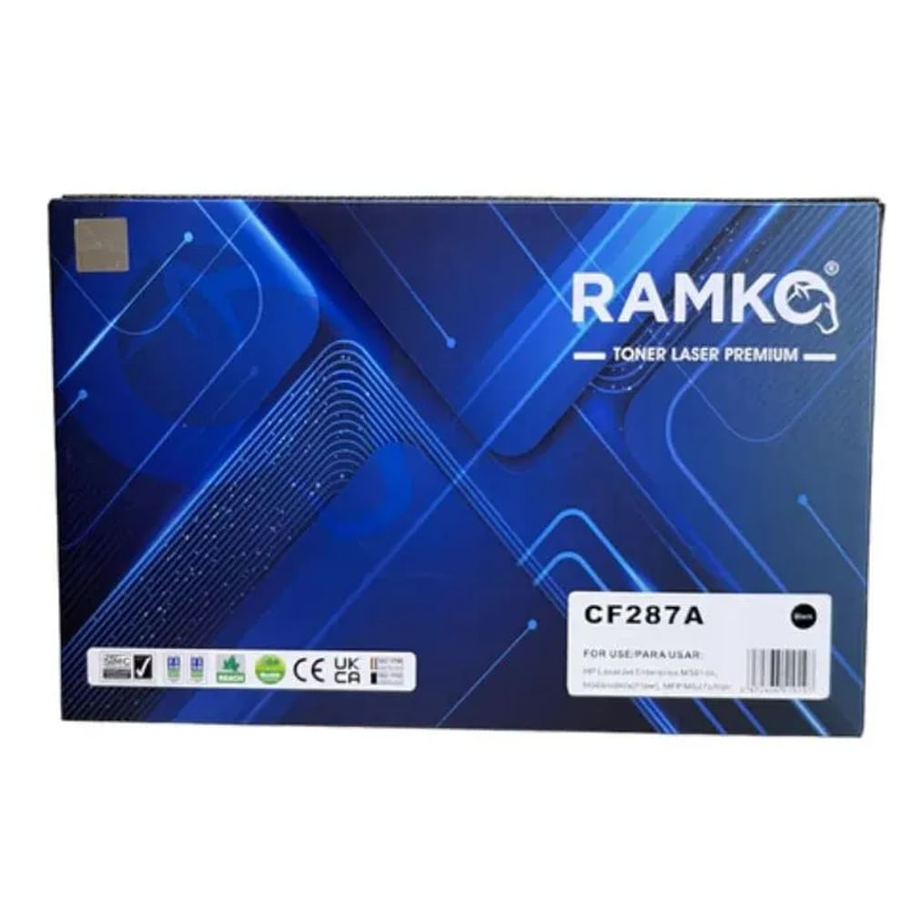 TONER COMPATIBLE HP 87A CF287ANEGRO