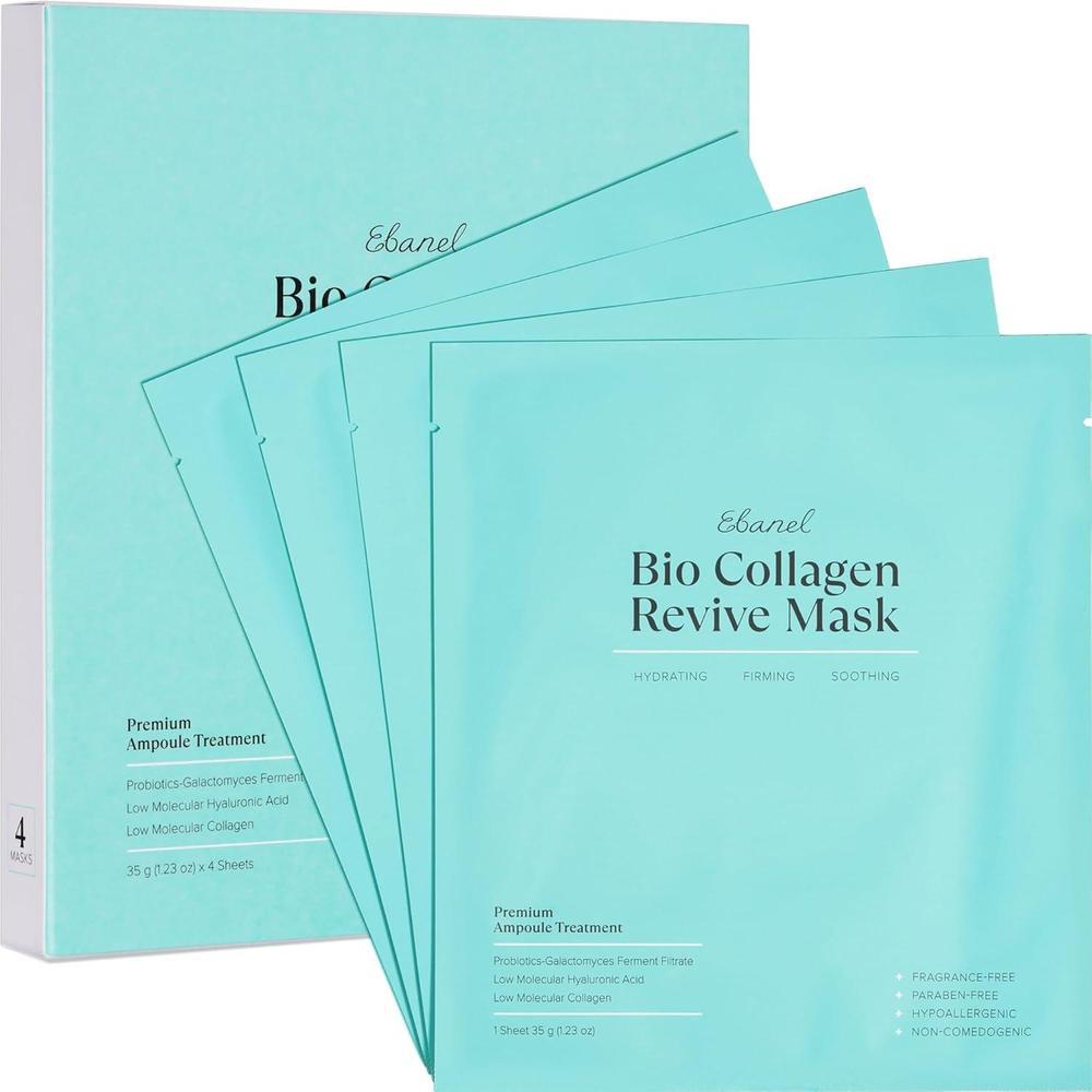 Mascarilla Ebanel Bio Colágeno 4-Pack Hidratante
