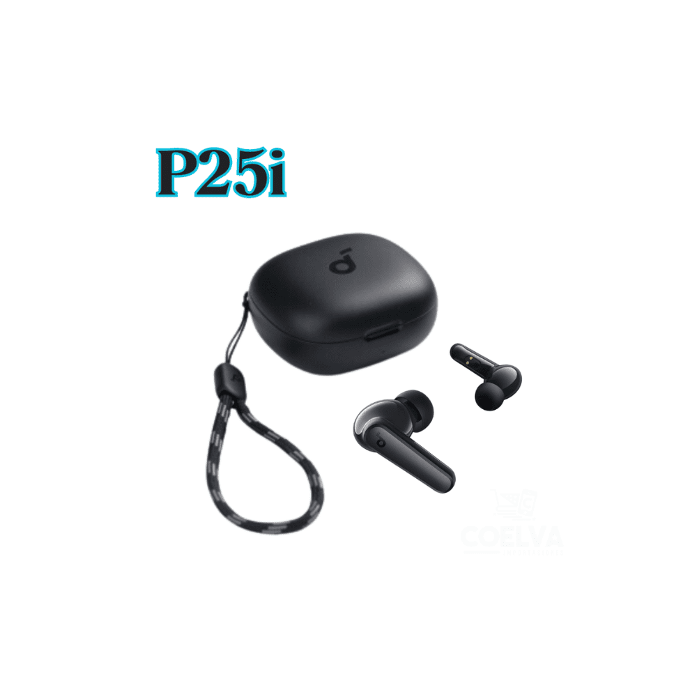 Audífono Bluetooth Soundcore P25i duración de hasta 30 horas con IPX5