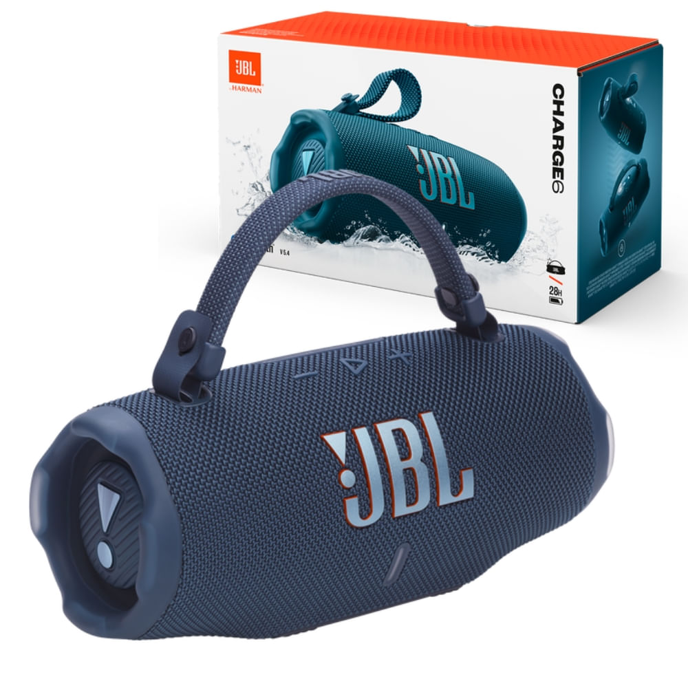 Parlante Bluetooth JBL Charge 6 Azul 45W IP67 28Hrs