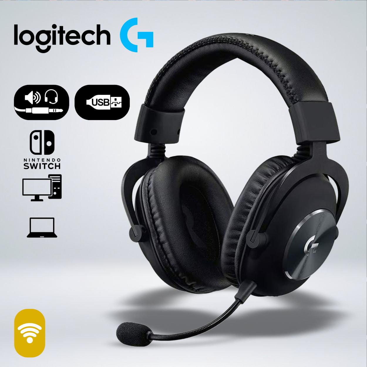 AUDIFONO GAMER G PRO X LIGHTSPEED BLUEVOICE SONIDO DTS HEADPHONE X 2.0