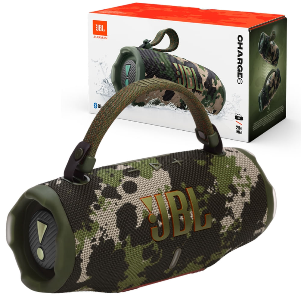 Parlante Bluetooth JBL Charge 6 Camuflado 45W IP67 28Hrs