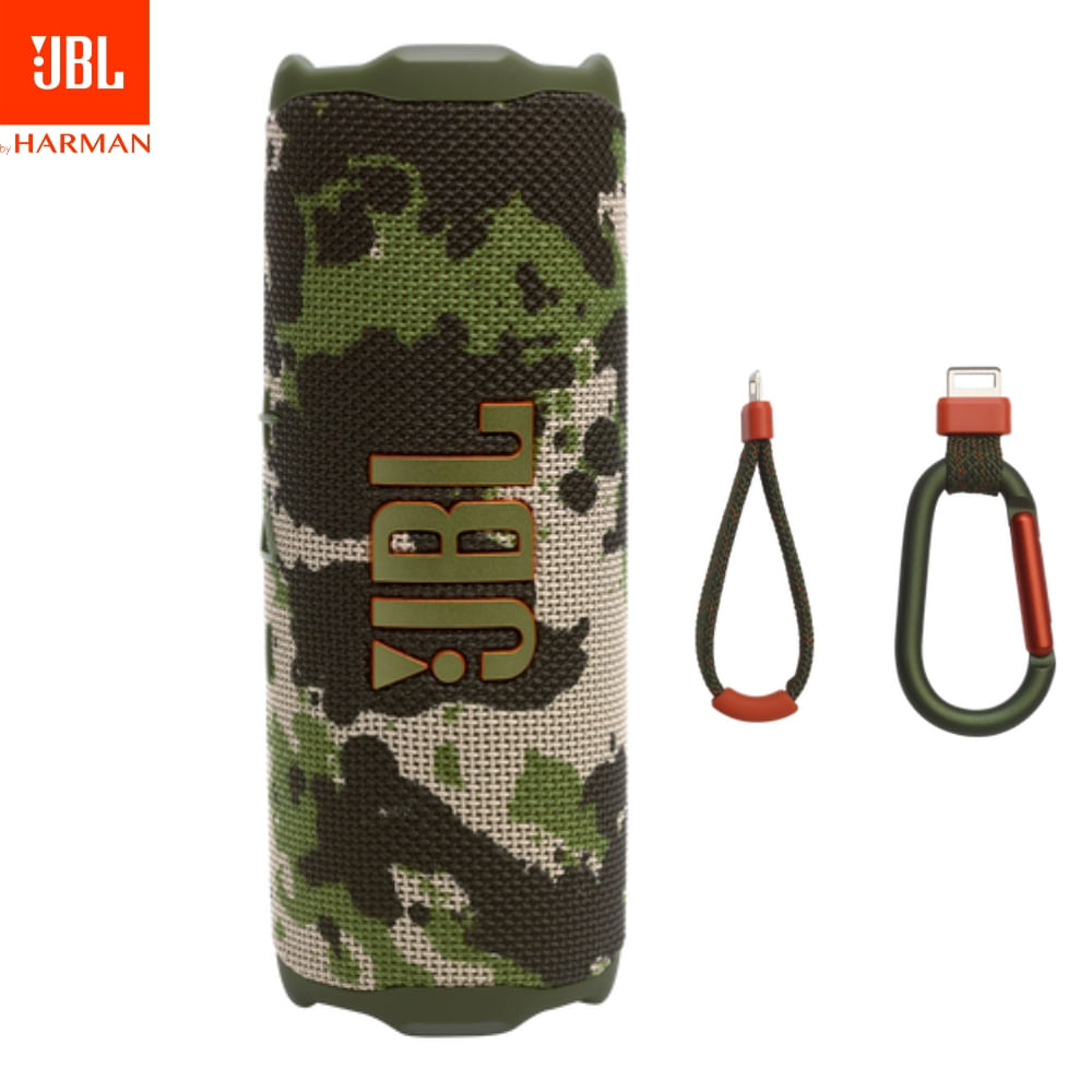 Parlante Bluetooth JBL FLIP 7 16rs AI Sound Boost Camuflado