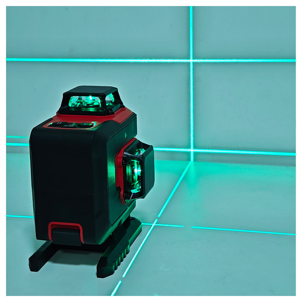 NIVEL LASER 4D VERDE INDUSTRIAL RANKOR RLG16001KIT 16 LINEAS + TRIPODE ...
