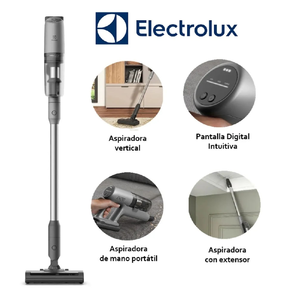 Aspiradora Vertical Inalámbrica  PTEC100 Electrolux 150W
