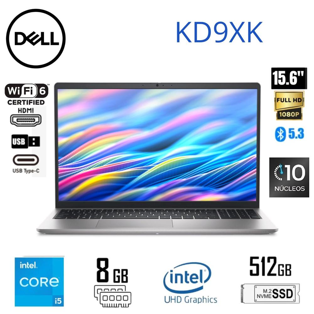 NB DELL 15 DC15250 I5-1334U 8GB SSD512GB  KD9XK