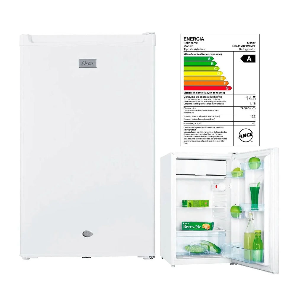 FrigobarBlanco  Oster 122L OS PMB129WT