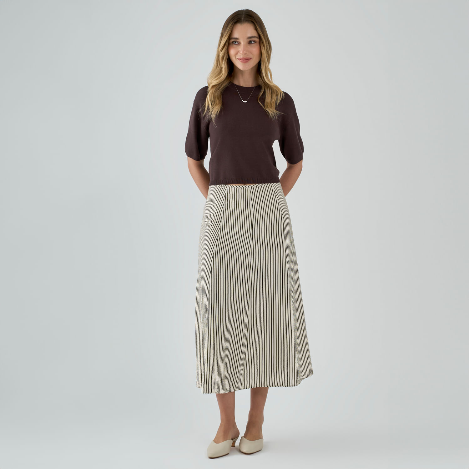 Falda Mujer Stripes Malabar