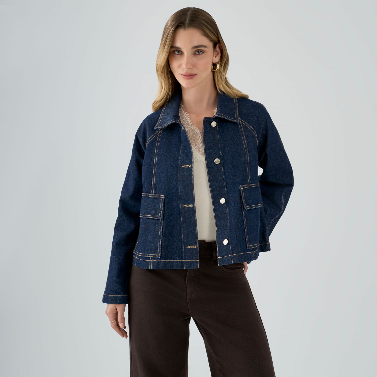 Casaca Mujer Denim Malabar