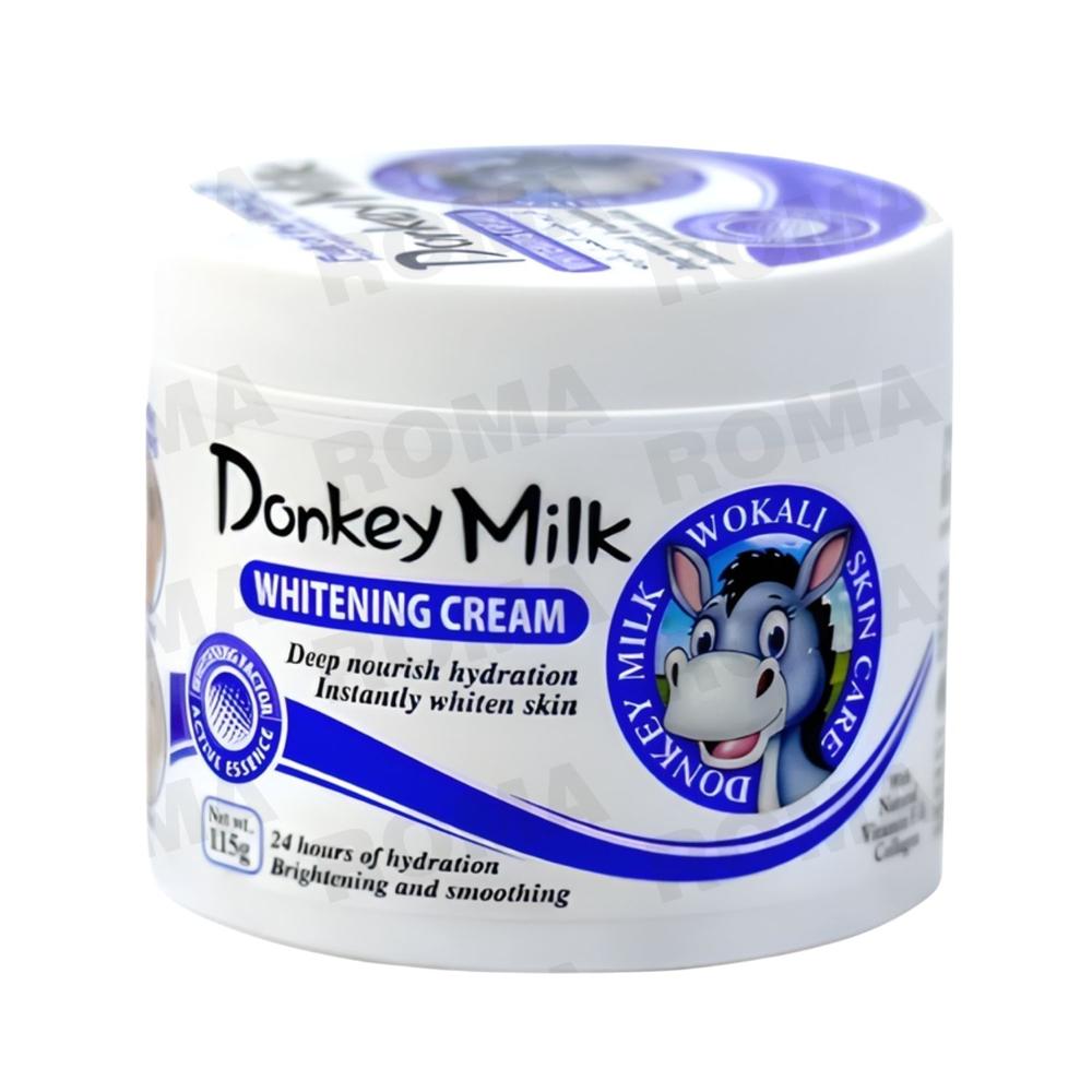 CREMA ACLARANTE FACIAL DONKEY MILK 115 G WOKALI