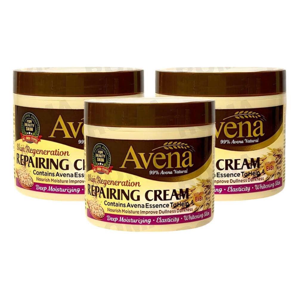 PACK 3 CREMA FACIAL HIDRATANTE AVENA 115G WOKALI