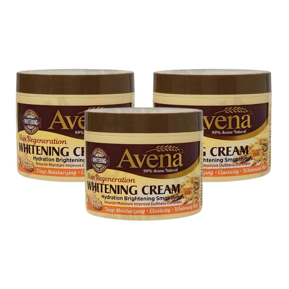 PACK 3 CREMA FACIAL ACLARANTE AVENA 115ML WOKALI