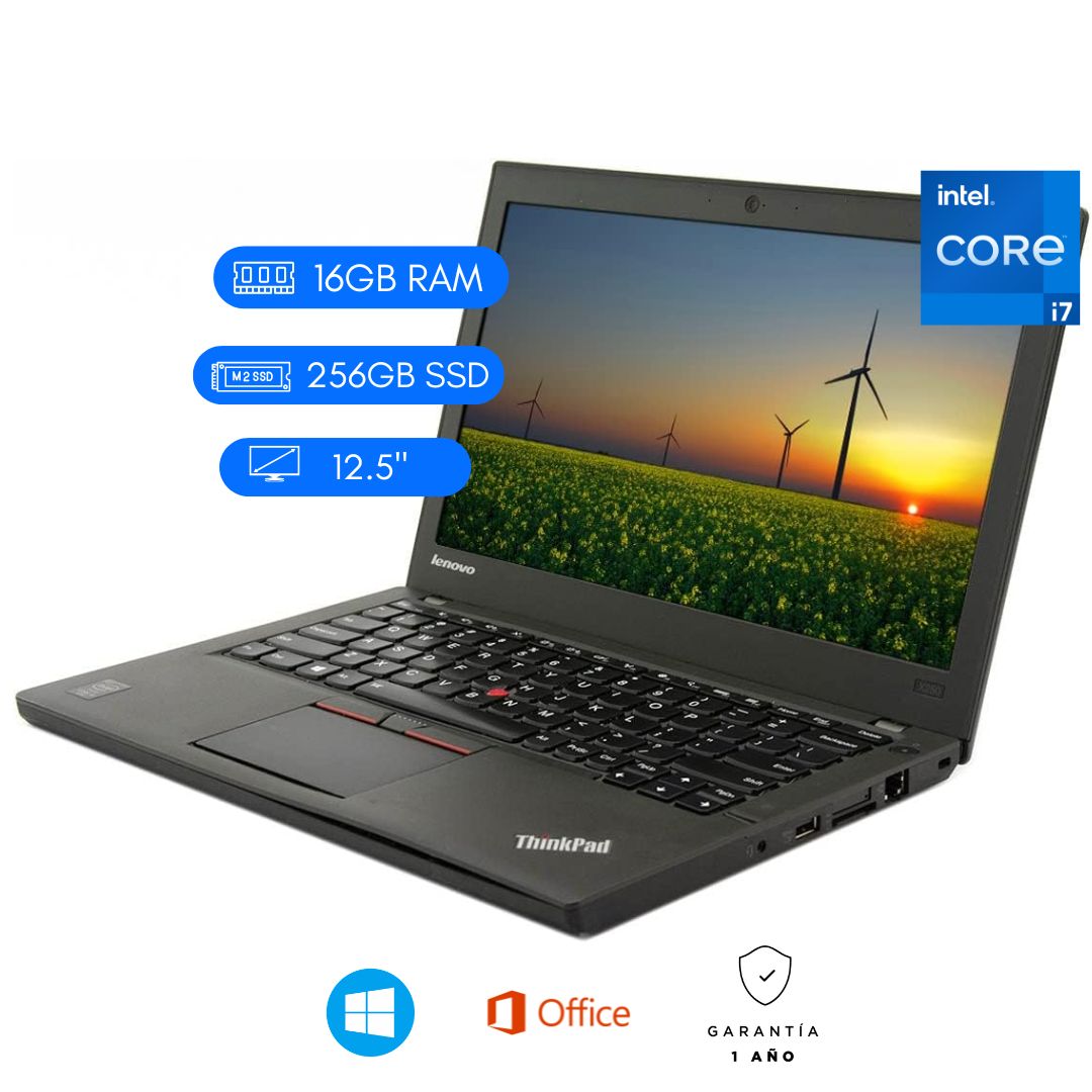 LENOVO THINKPAD X270 SEMINUEVO - CI7 6TA - 16GB DDR4 - 256GB SSD