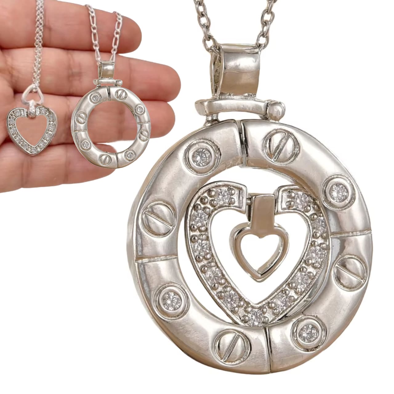 Collar De Pareja Escalera Dorama Mi Otra Mitad