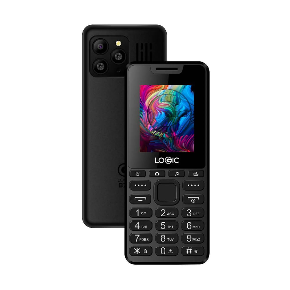 Celular LOGIC B7 2G 800mAh Bluetooth 2.1 EDR Radio FM Pantalla a Color