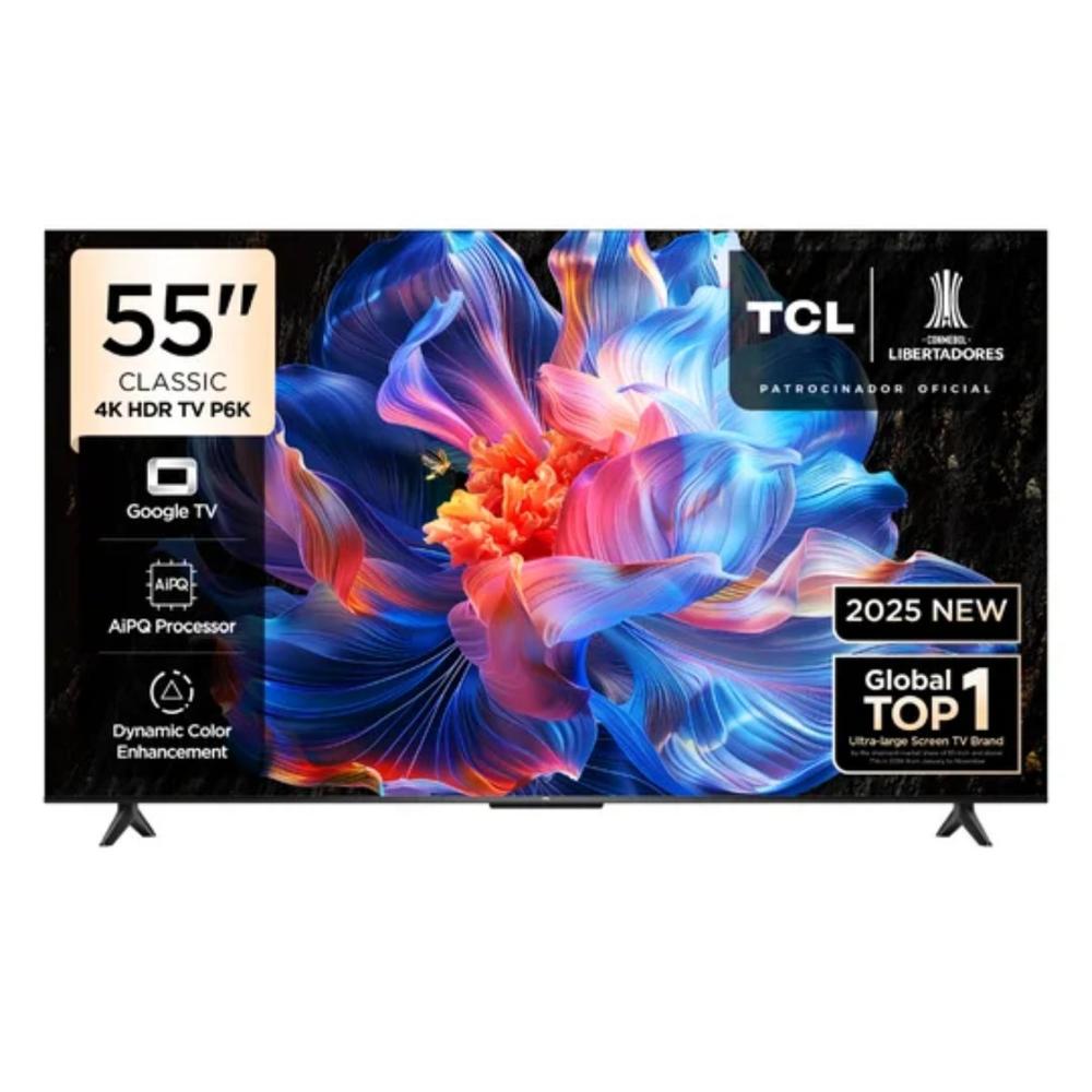 Televisor 55'' TCL UHD 4K 55P6K Google TV 2025