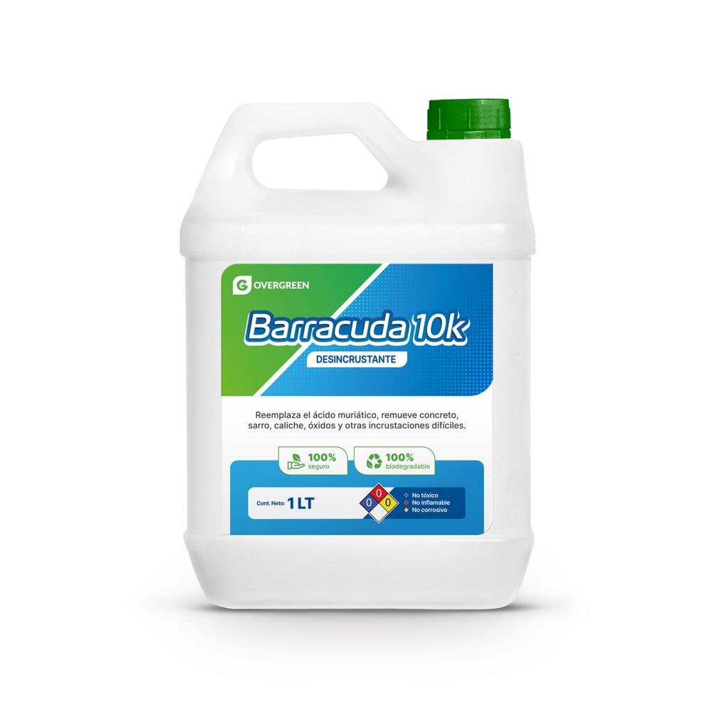 BARRACUDA 10K PRESENTACION 1 LT - POTENTE QUITASARRO-CONCRETO-OXIDO-CALICHE