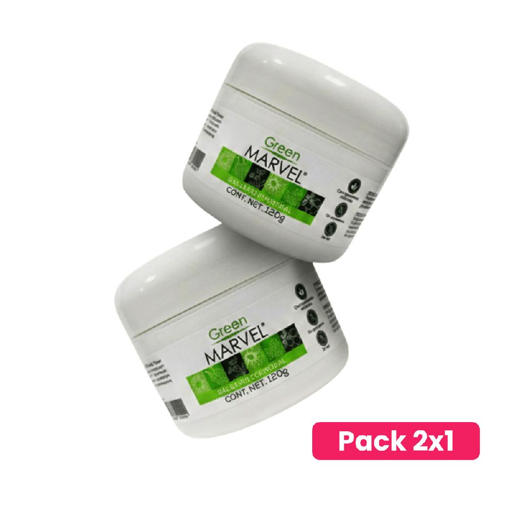 Bálsamo Corporal Relajante Muscular Libre de Parabenos Green Marvel - Pack de 2 UND