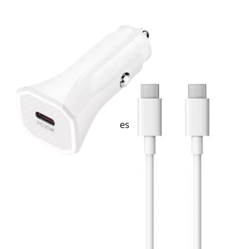 Cargador Para Auto 20w Con Cable Genérico