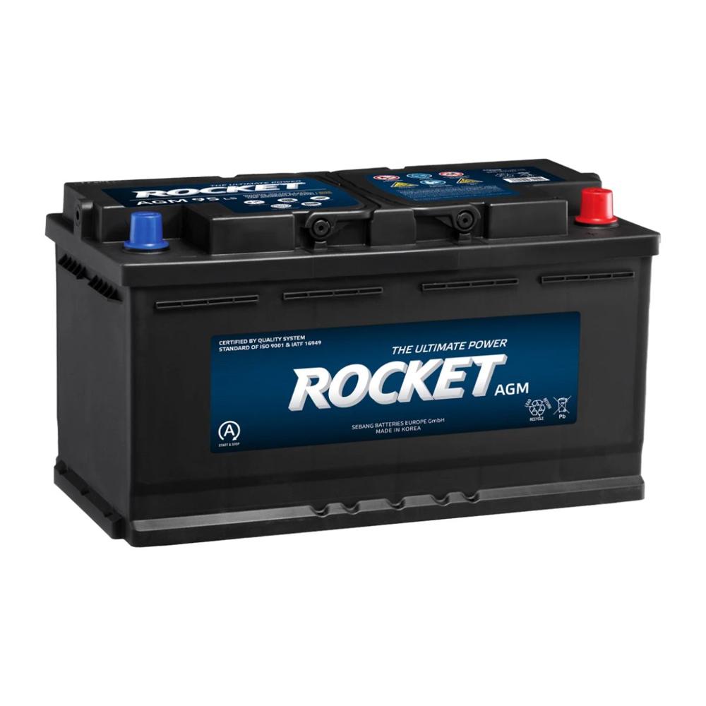 Batería Auto ROCKET AGM L5 (LN5) 92AH/850CCA