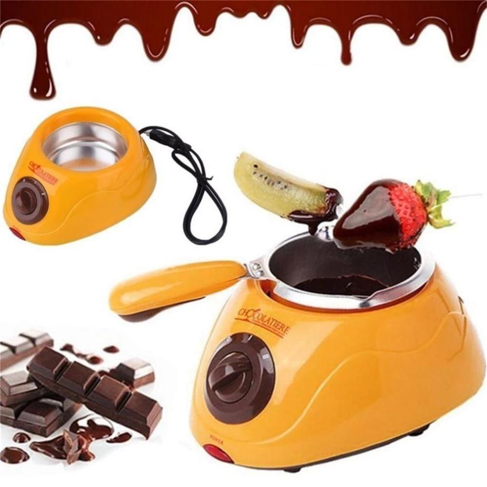 Chocolatera Eléctrica Máquina Fondue Amarillo