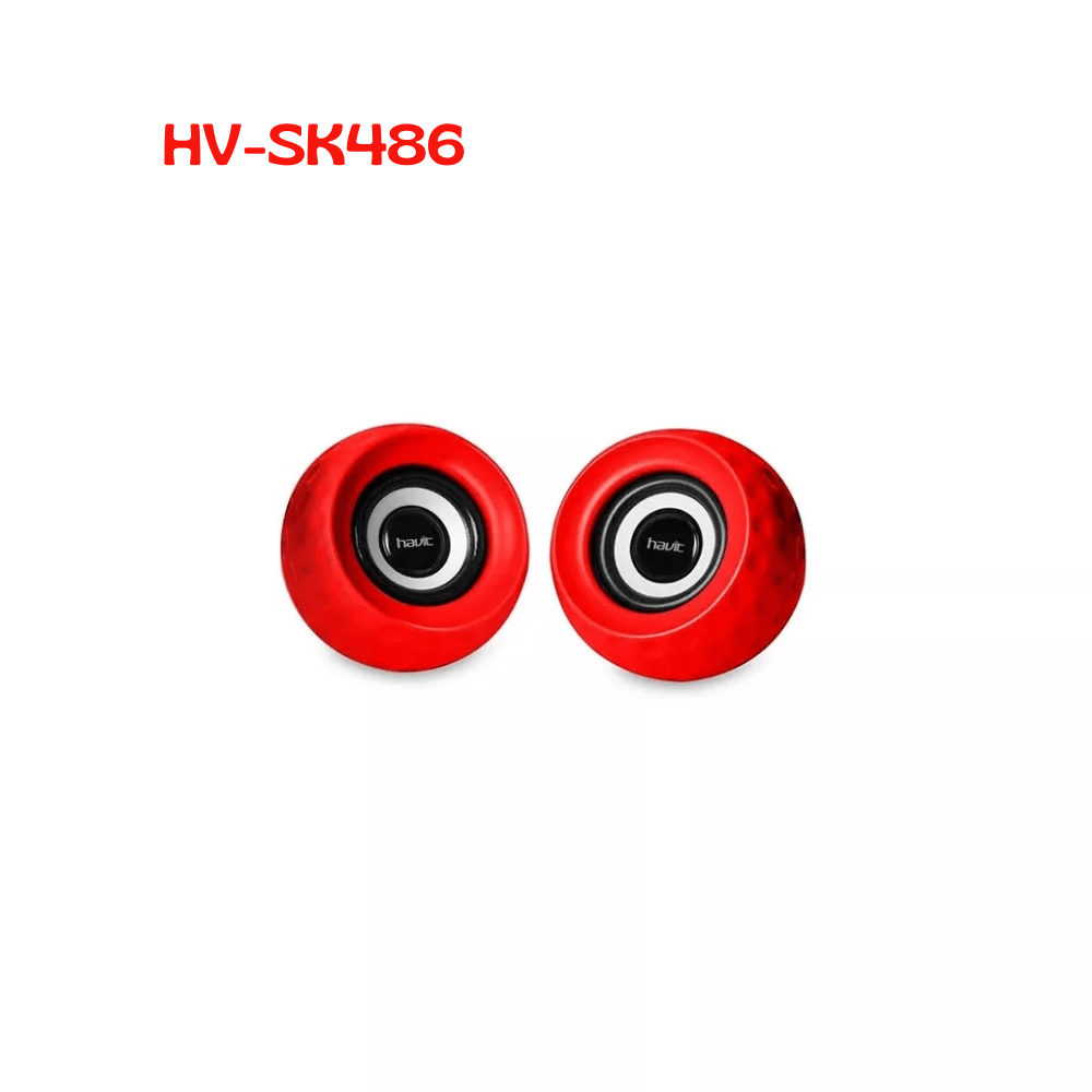 Speakers havit HV-SK486 USB con 6W de potencia y excelentes bajos - RD