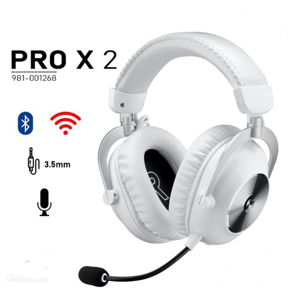 Audífono Logitech G PRO X 2 LIGHTSPEED Wireless White