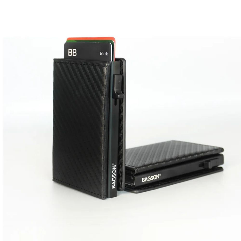 Billetera Tarjetero RFID gatillo expulsor