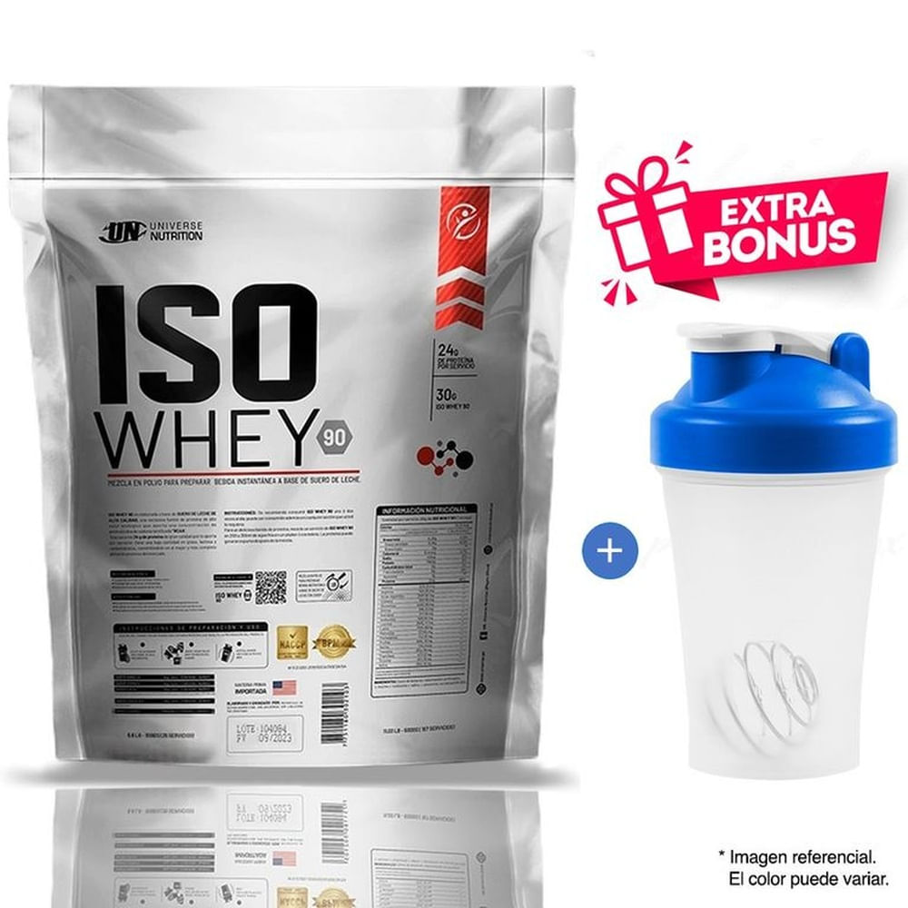 ISO WHEY 90 VAINILLA 5 kilos proteína isolatada + SHAKER