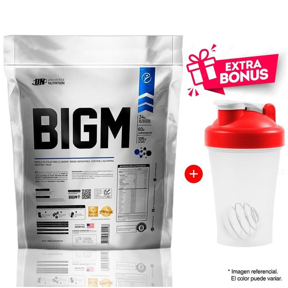 BIGM PROTEÍNA SUERO DE LECHE 3KG VAINILLA