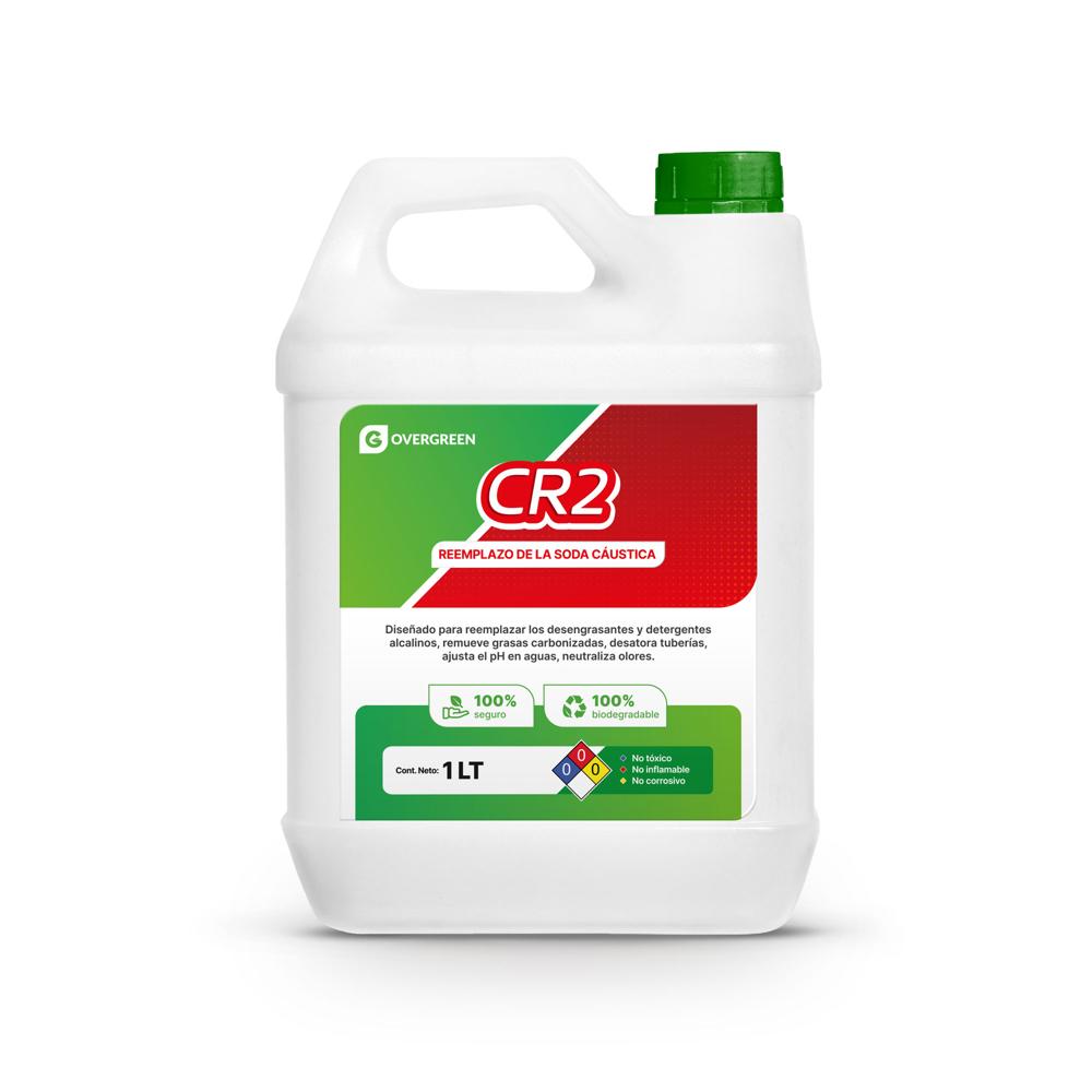 CR2 - PRESENTACION 1 LT REEMPLAZO SODA CAUSTICA - QUITA GRASA CARBONIZADA - DESATORADOR