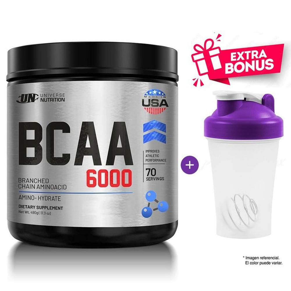 BCAA 6000 480GR UN CITRUS PUNCH - 60 SERVICIOS