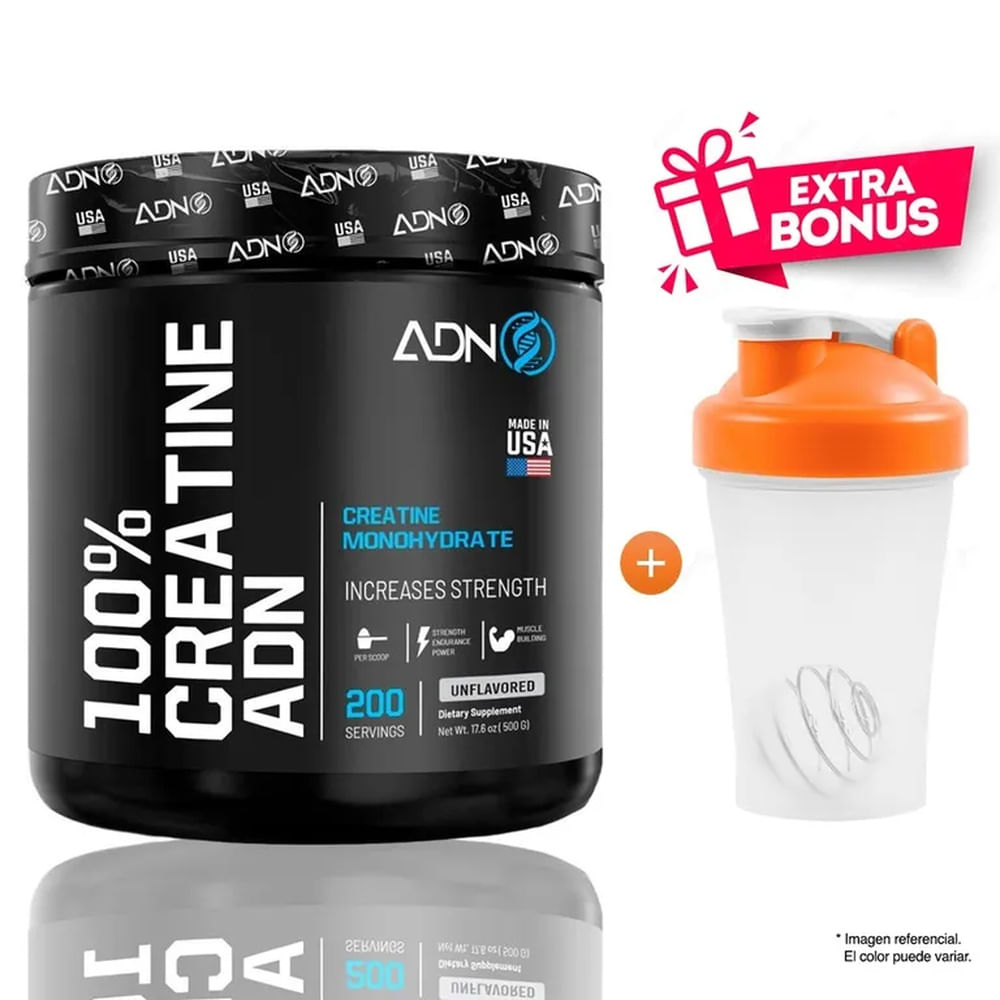 AMINOÁCIDO CREATINA MONOHIDRATADA 500GR ADN NUTRITION