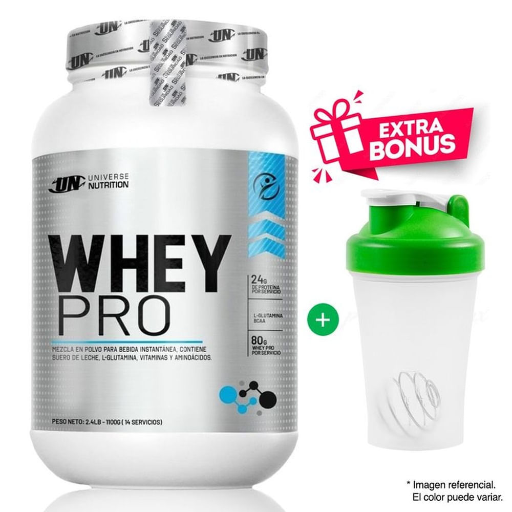 SUERO DE LECHE WHEY PRO 1.1 KG PROTEÍNA UN COOKIES