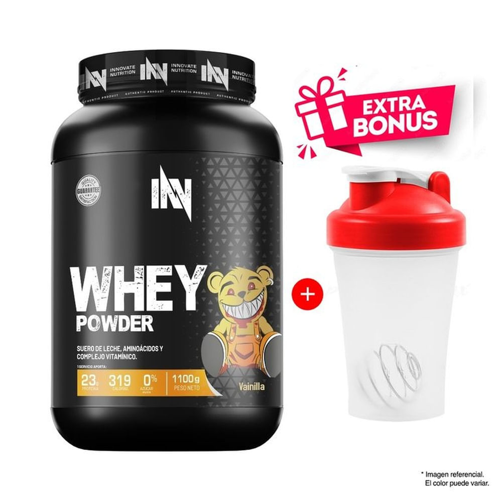 Suero de Leche Whey Powder 1.1 kg INN Chocolate + Tomatodo
